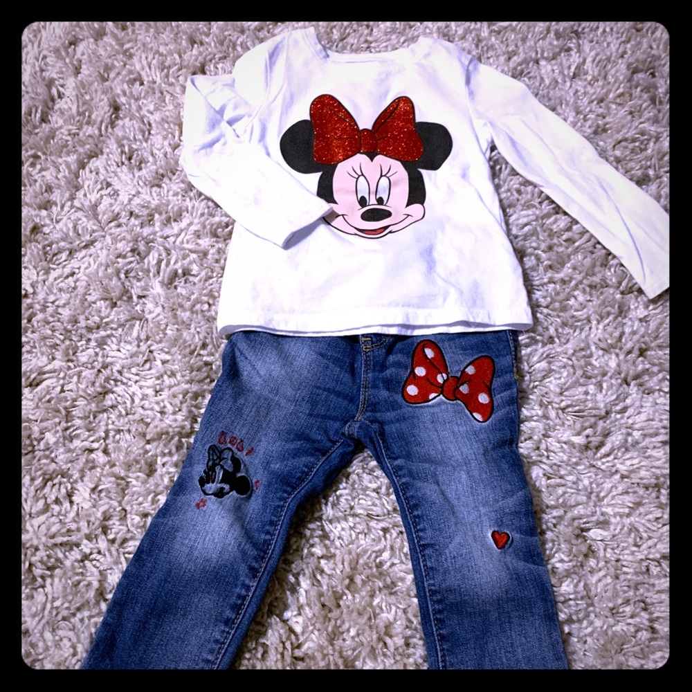 Minnie Mouse Gap jean outfit